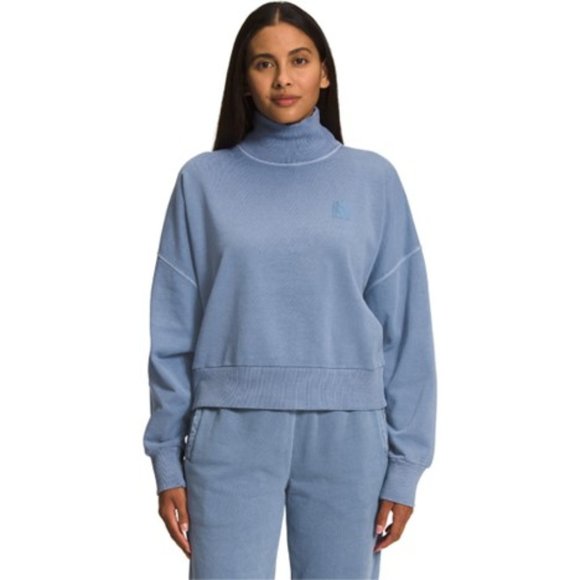 The North Face Garment Dye Mock Neck Pullover NWT - Picture 1 of 2